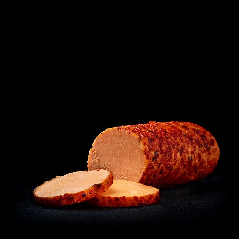 FR Product image of Bûche de fromage cheddar avec assaisonnement piri piri